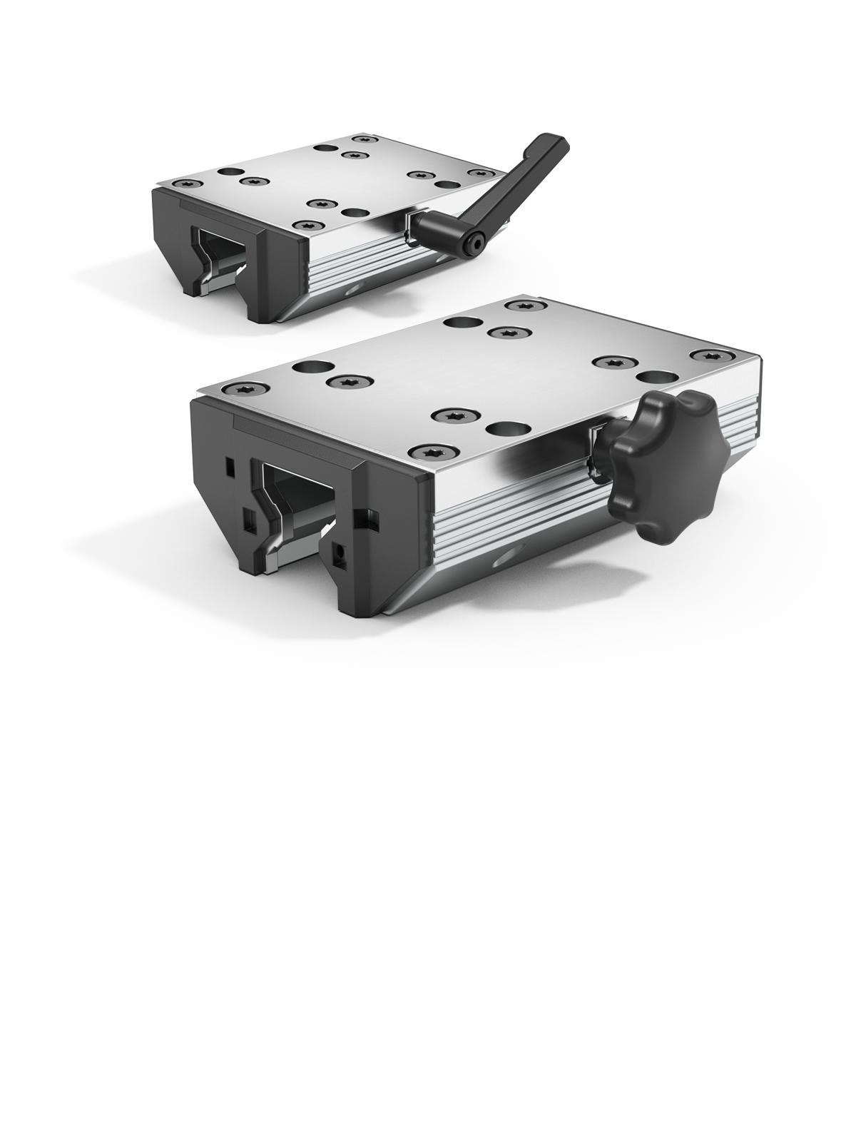 Cassettes with clamp lever or star grip
